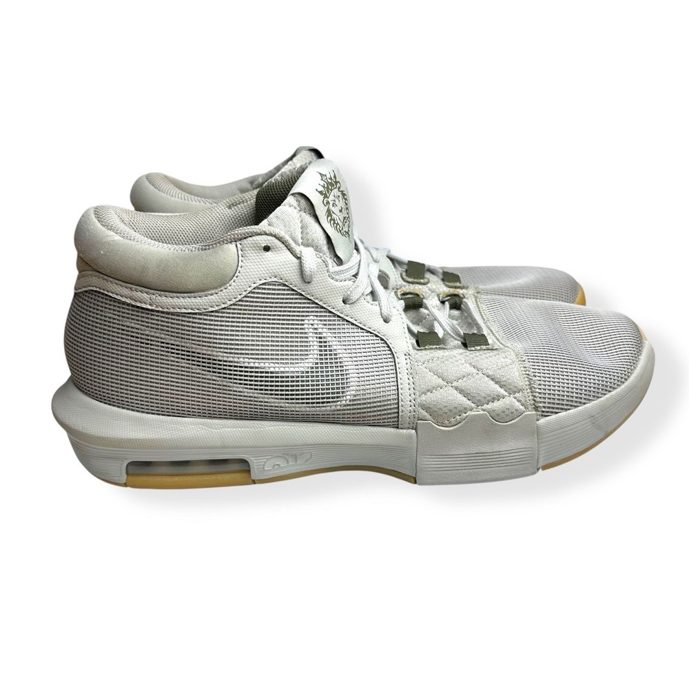 Nike Mens LeBron Witness 8 FB2239-003 Gray Basketball Shoes Sneakers Size 13